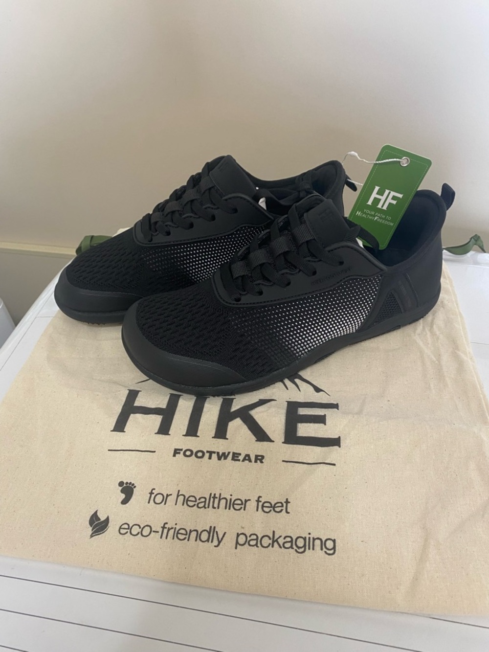 HIKE Footwear Stride Women's Athletic Walking Shoes - Black
